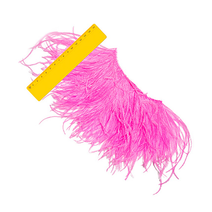 Feathers Ostrich Feather Fringe 5 Ply 150-170mm