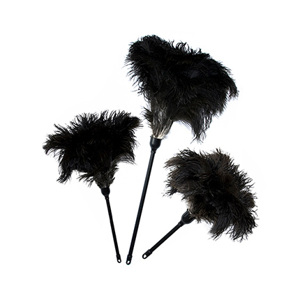 Set of 3 Janitor Professional feathers dusters