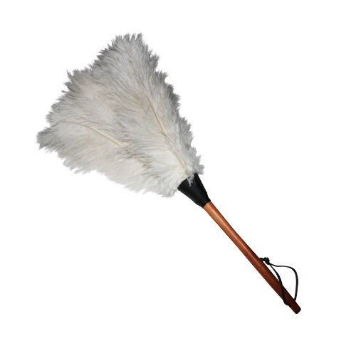 Dusters White Drabs Ostrich Feather Duster – 70cm overall length