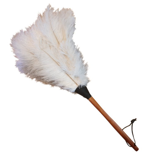 Dusters White Soft Ostrich Feather Duster – 600mm overall