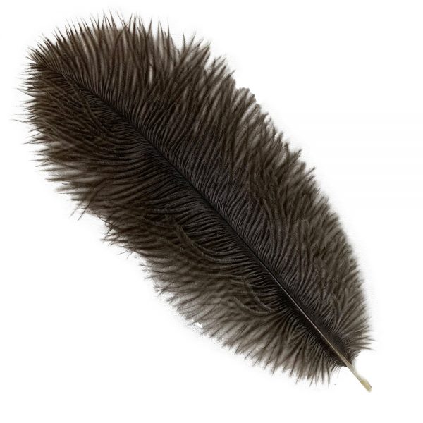 Drabs Undyed Natural Drabs Feathers GREY 20cm – 25cm