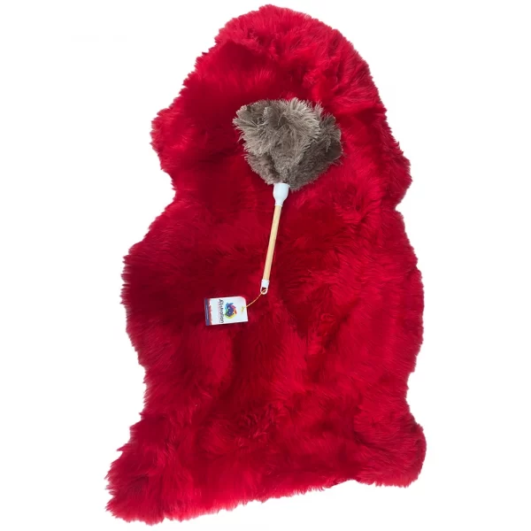 Wool Rugs Ruby Red Australian Wool Rug – With FREE Gift