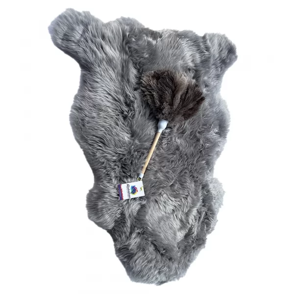 Wool Rugs Classic Grey Australian Wool Rug – With FREE Gift